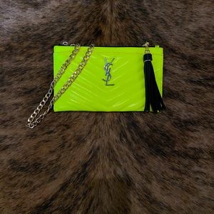 SOLD ⚡️Saint Laurent Yellow Crossbody Pouch⚡️